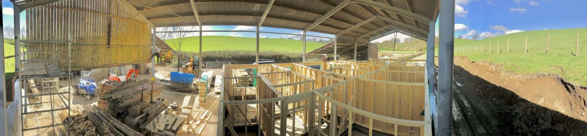 Roj House Spring Howe Barn Conversion Construction pano